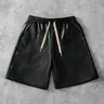 Men's Drawstring Waist Shorts, Solid Color, Casual Fitted Above Knee, Streetwear Fashion, Perfect Gift for Husband or Boyfriend