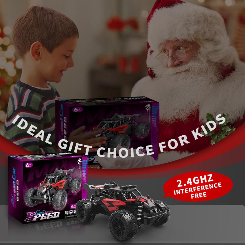 CAROX Remote Control Car - 2.4GHz High Speed Off-Road 20KM/H RC Drift Cars Toys, 1:16 Monster RC Truck Off Road with Rechargeable Battery Gifts for Adults Boys 8-12 RC Car，ldeal Gift for Boys 6+，for Christmas and New Year