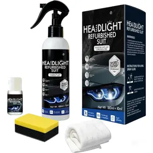 Automotive Headlight Restoration kit,Oxidized and yellowed Automotive headlamps, blurring  crystalline Coating refurbisher