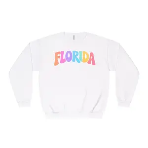 Florida | Retro | Rainbow| Groovy | Sweatshirt | Pastel