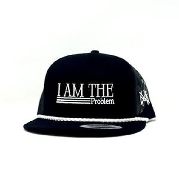 I Am The Problem MadHatter's Embroidered Snapback Adjustable (Up To A Size 8 Head) Premium Trucker Hat Street Fashion Cap I Am The Problem MadHatter's Embroidered Snapback Adjustable (Up To A Size 8 Head) Premium Trucker Hat Street Fashion Cap