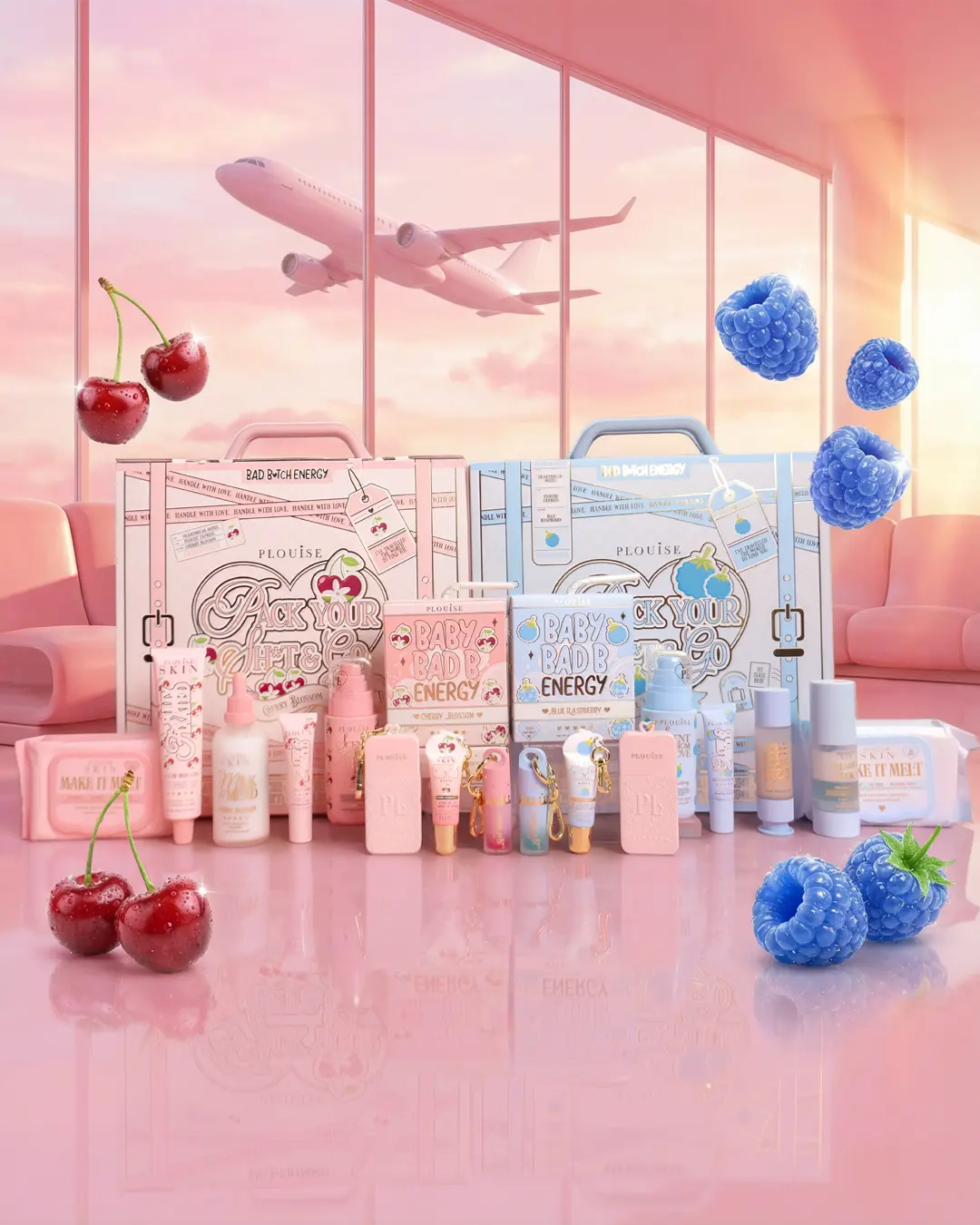 P.Louise Pack Your Sh*t And Go Suitcase Duo