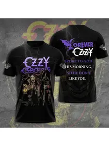 Ozzy Osbourne, rest in peace, 1948–2025. Thank you for the wonderful memories. Men’s printed T-shirt, perfect for everyday streetwear.