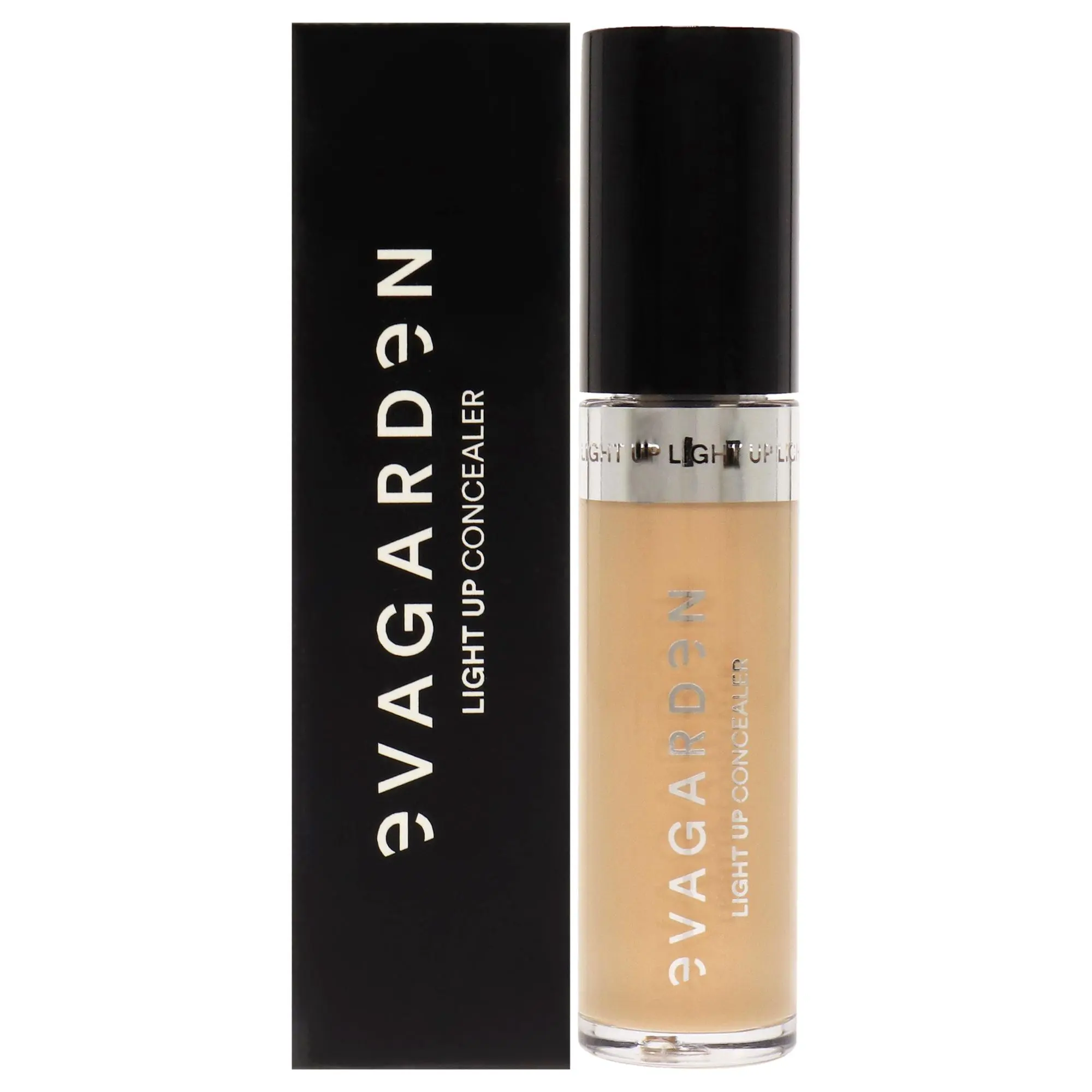 Evagarden Light Up Concealer - Women's 341 Beige Cosmetic, Compact Makeup - 0.16oz for Natural Look, Apply Easily