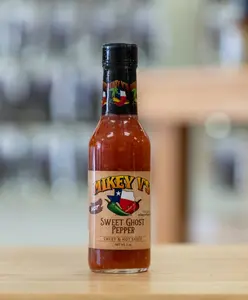 Sweet Ghost Pepper Hot Sauce - Versatile Sauce for Wings, Tacos, Grilled Meats & More - Natural Flavor with Spicy Heat