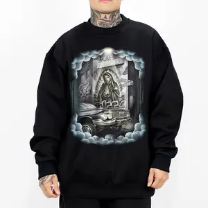 Mi Barrio Original Chicano Clothing, Gangster clothes, Hoodies for men, Men's clothing, Streetwear, Graphic tee Oversized Shirt
