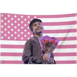 Tapestry American Ivan Flags Soft Cornejo Lightweight Cozy Blanket,Funny Wall Hanging Gift for Living Room, Bedroom for Kids,Women, Men Decorate Clubs 35x59 in With 4 Grommets Decoration Colorful