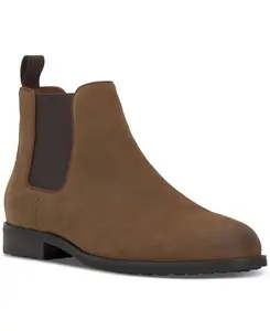 Vince Camuto Men's Brown Suede Lieven Suede Chelsea Boots