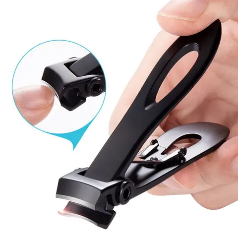 Unisex 100% Brand New Stainless Steel Extra Wide Jaw Toenail Clippers, 15mm Wide Opening Nail Care Tool, Ergonomic Handle Lever Reduces Hand Strain, Cuts Thick Nails with Minimal Pressure (Soak First Recommended)