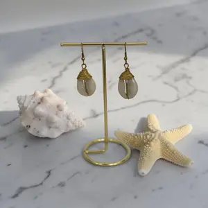 Single Cowrie Shell Earrings