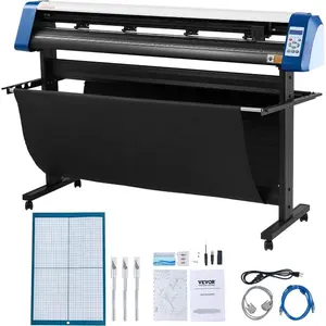 VEVOR 28-inch Cutting Machine for Vinyl, Features LCD Screen, Dual Adjustable Spring Rollers for Sign Crafting, Includes Signmaster for Creative Design CuttingVEVOR Super Brand Day