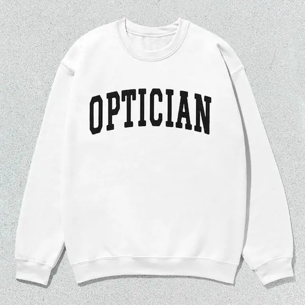 Optician Sweatshirt Collegiate Crewneck Sweater Unisex