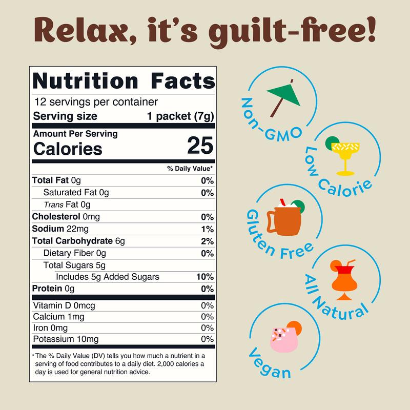 Craftmix Espresso Martini – Instant Espresso Cocktail & Mocktail Mix | Bold Coffee Flavor, 30mg Caffeine | Low Sugar, 25 Calories, Vegan & Gluten-Free (12 or 36 Pack)