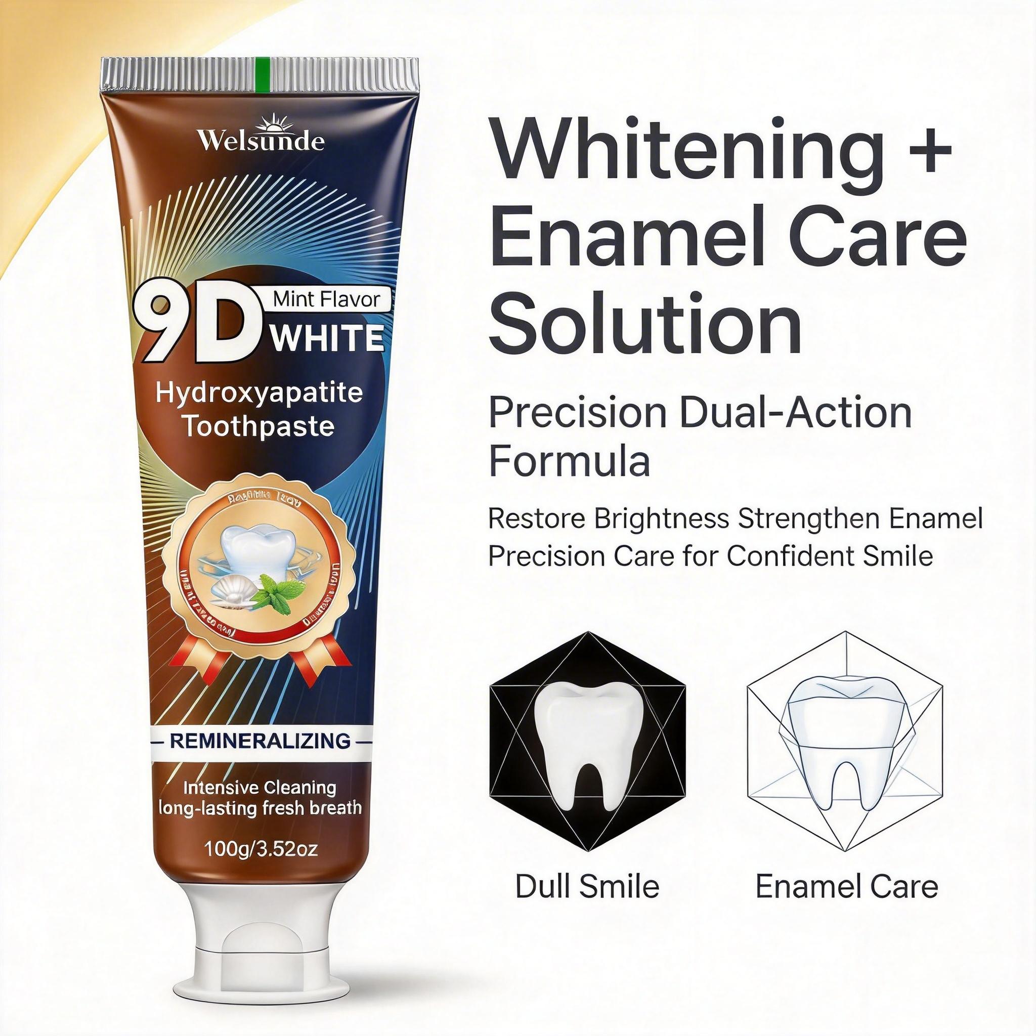 Welsunde 9D WHITE Hydroxyapatite Toothpaste