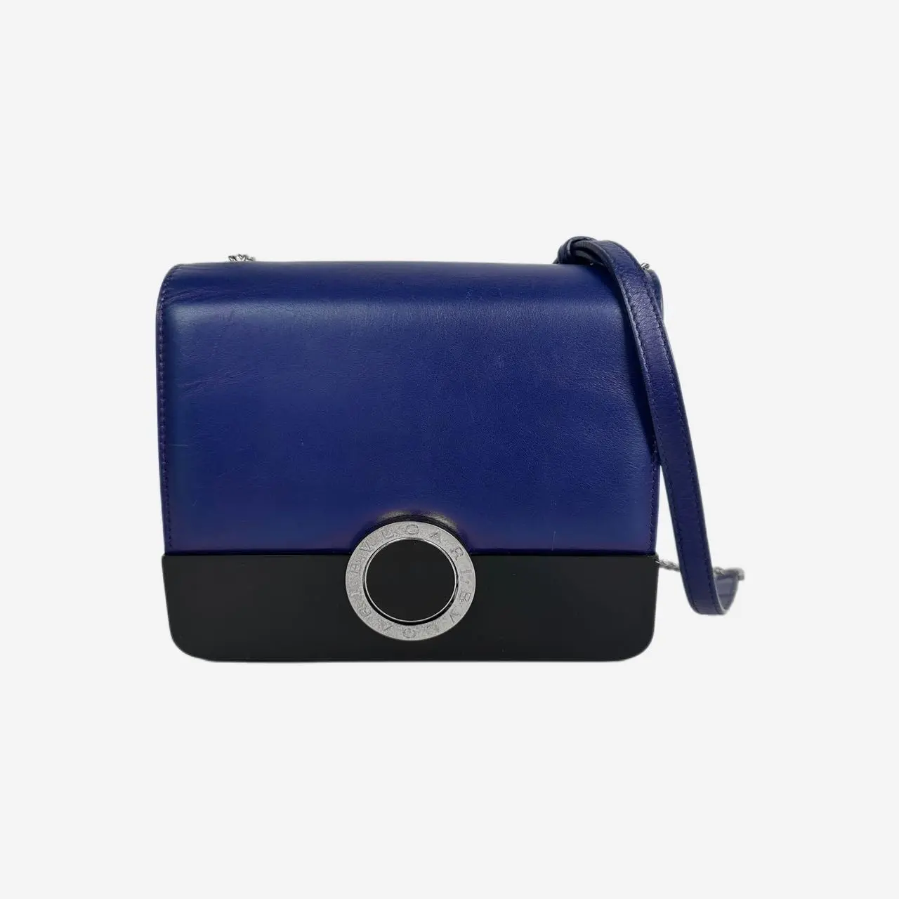 Pre-owned BVGARI Excellent Shoulder Bags CALUXB Bulgari Leather Bulgari Chain Crossbody Bag
