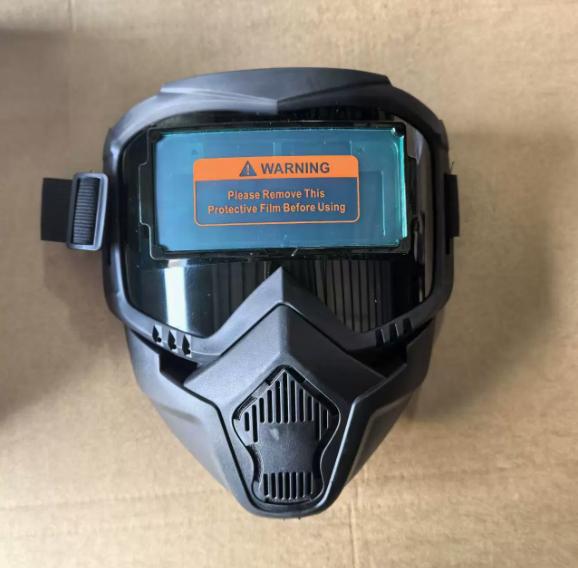 Automatic darkening welding helmet with adjustable shade DIN 4–16 | Solar powered, heavy-duty yet lightweight mask for men/dad. Clear Lenses, Comfortable Fit — A Perfect Gift Idea.