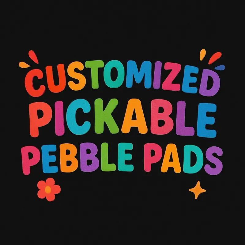 Pickable Pebble Pads ANY CHARMS ANY SHAPE Pickable Pebble Pads ANY CHARMS ANY SHAPE