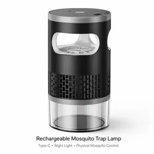 Indoor Insect Trap with UV Light and Suction Fan, Non Zapper Bug Catcher for Mosquitoes Fruit Flies Gnats Moths, Home Kitchen Bedroom Office