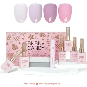 Kit Luxury Solid Gel Nail Polish Gift Set: 15ML*6PCS Understated Luxury with Base & Top Coat,HEMA-Free,Vegan & Non-Toxic, with LED Lamp, Magnet & 2 Nail Files,Long-Lasting At-Home Manicure Kit,Quick-Drying DIY Nails Nail Art, Liquid Gel Nails,Art Kit
