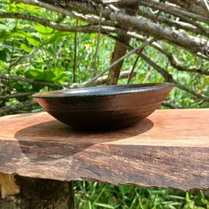 Forest Shadow Bowl – Handmade Ebonized Maple #118
