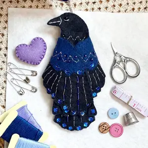 Fabric Bird-Shaped Storage Hanger, Handmade Felt Sewing Storage Box, Used For Storing Needles, Thread, And Small Items, Sewing Storage Box, Suitable For Tailors, Seamstresses, And Patchwork Enthusiasts