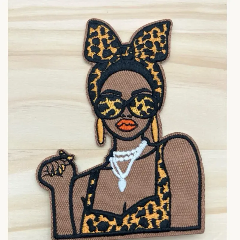 Embroidered Iron-On Patch, Versatile Decorative Accessory for Clothing, Bags, Hats