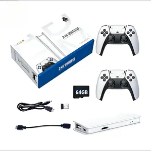 M15 Wireless Retro Game Console – 20,000+ Built-in Games & 2.4G Controllers | HDMI Plug & Play Stick with Multi-Emulators