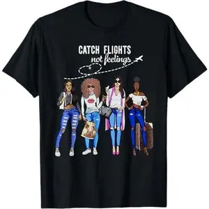 Catch Flights Not Feelings Summer Vacation Gifts T-Shirt