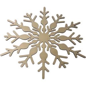 Lawn and Pets Christmas Wood Snow Flakes Design 11
