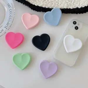 Cute Heart Shaped Phone Holder, Creative Phone Back Stand, Foldable Phone Holder, Phone Accessories for Women & Girls, Smartphone Mount, Phone Grip Holder