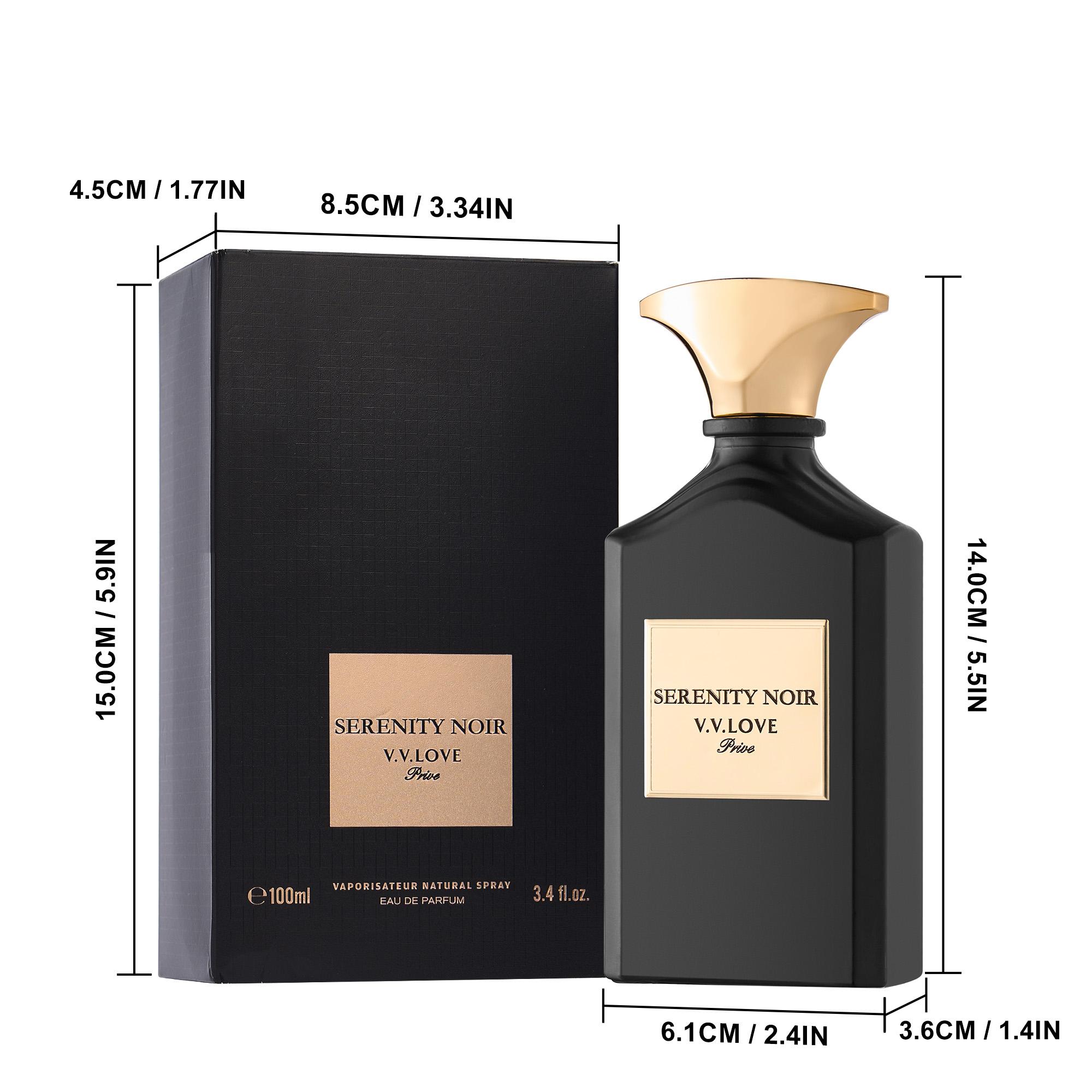 YCZ Midnight Marine Eau de Parfum 1.7oz Men's Fragrance & Serene Black Tones 3.4oz Unisex Fragrance Set Bundle, Male Wear