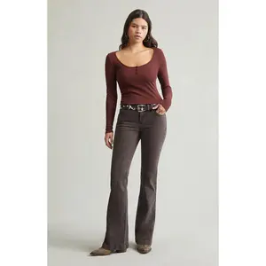 Pacsun Women's Jade Low Rise Bootcut Jeans Brown Pacsun Women's Jade Low Rise Bootcut Jeans Brown