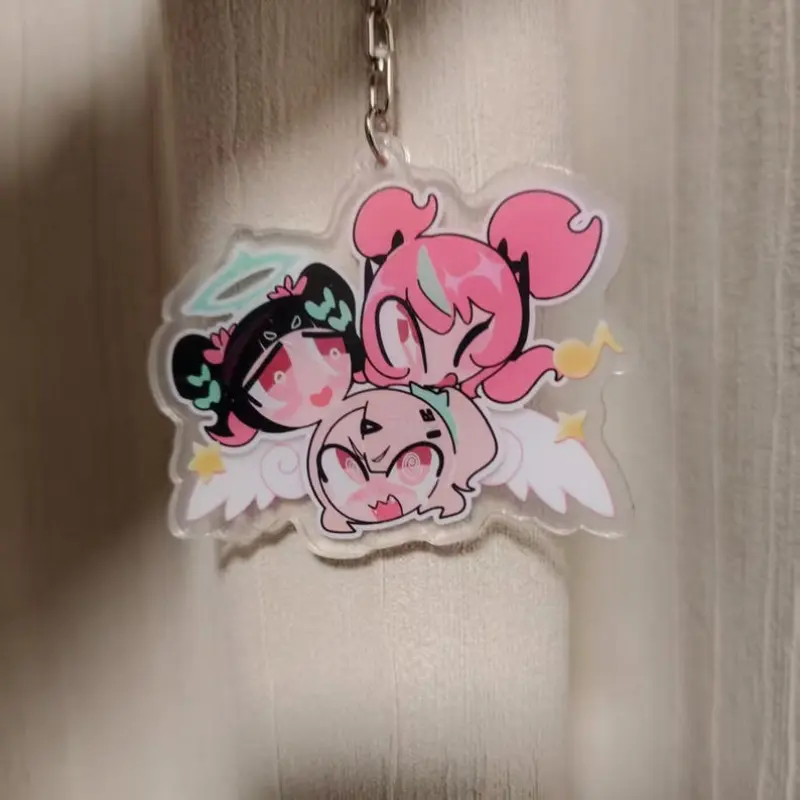 Zenless Zone Zero Angels of Delusion Sunna  Aria Nan Gong Yu Acrylic Keychain Inspired Charm for Bags & Keys Gift