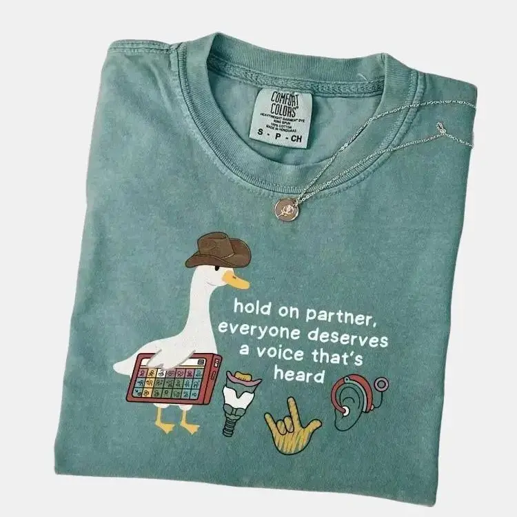 Comfort Colors SLP Speech Therapy Shirt -Cute Tee For Speech Pathologists, ABA & SPED Teachers