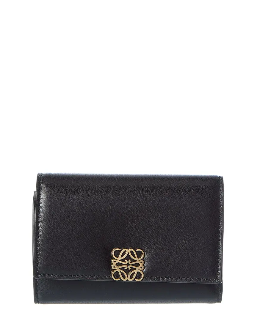 Loewe Puffer Anagram Small Leather Vertical Wallet