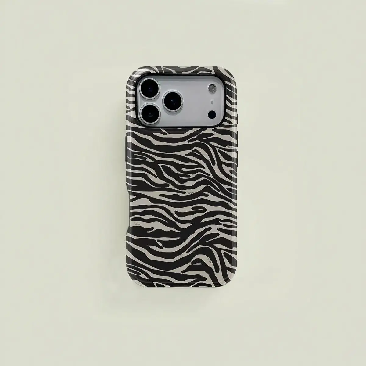 Zebra Pattern Two-In-One TPU Cellphone Casing Phone Case Screen Protector Cover, Durable Shockproof Shock Absorption Protective Fashion Protection for iPhone 11-17 Pro Max, Samsung Galaxy S25-S23 Ultra, Accessories
