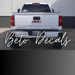 GMC Sexy Girl Decal permanent vinyl.