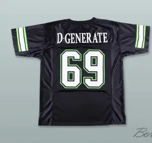 D-Generate 69 Suck It DX Black Football Jersey