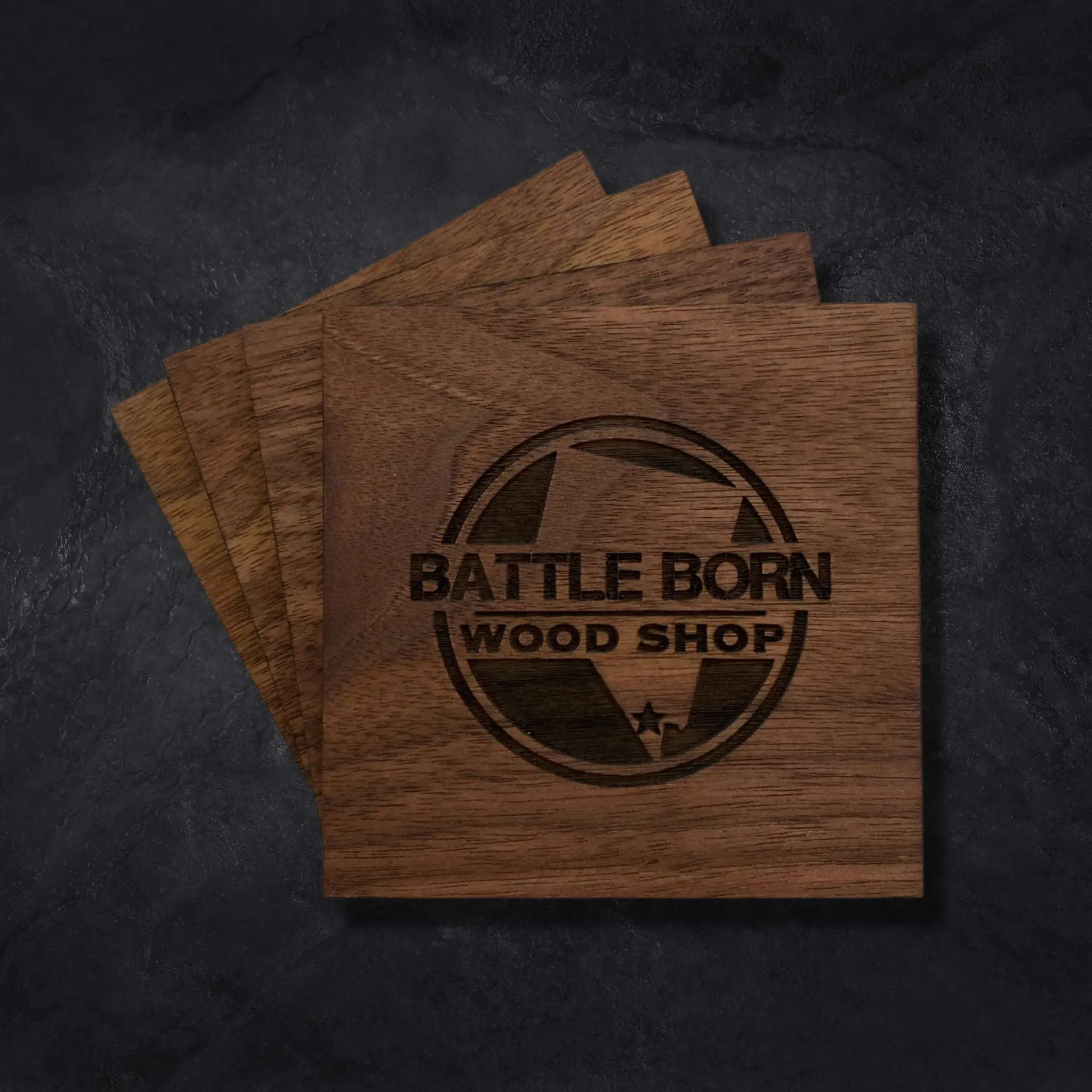 Designed by You Custom Logo Coasters