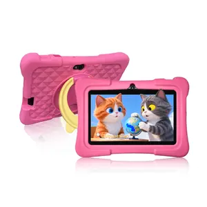 7 Inch Kids Educational Tablet PC, Parental Control, HD Display, Shockproof Case, Learning Games, Perfect Gift for Halloween & Christmas