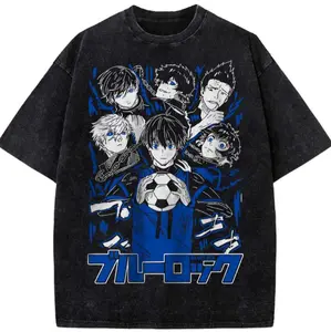 Team Z Shirt, Blue Lock Shirt, Isagi Yoichi Bachira Nagi Design Tee, Anime Character Apparel Isagi Bachira Nagi Japanese Streetwear Style Clothing Unisex Gift For Womenswear Menswear Cotton Short sleeve