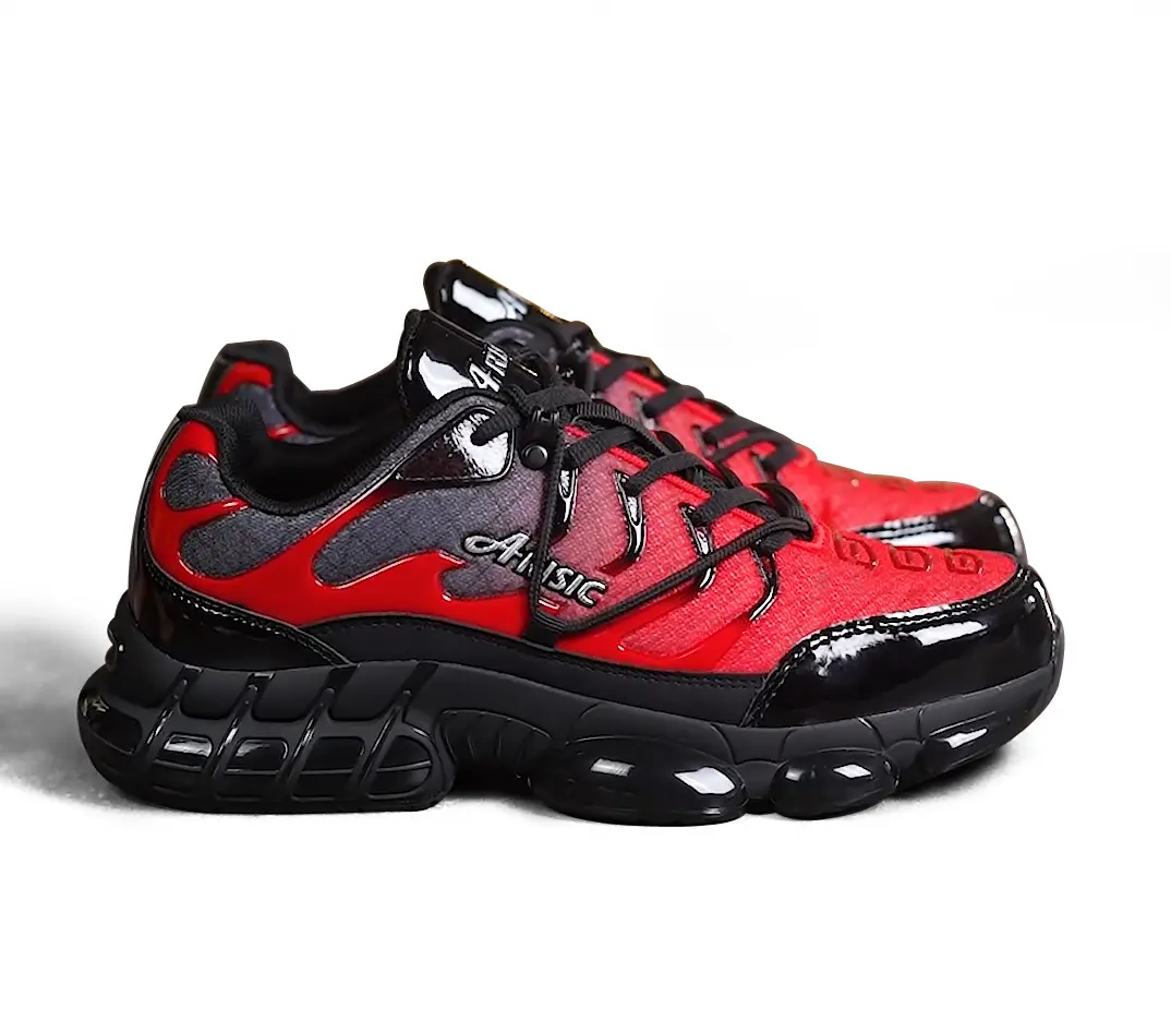 ARISIC Men's Worker Safety Shoes, Lace-up Composite Toe Sneakers, Lightweight, Puncture Resistant & Closed Industrial Design, Reliable for any Job, Steel Toe