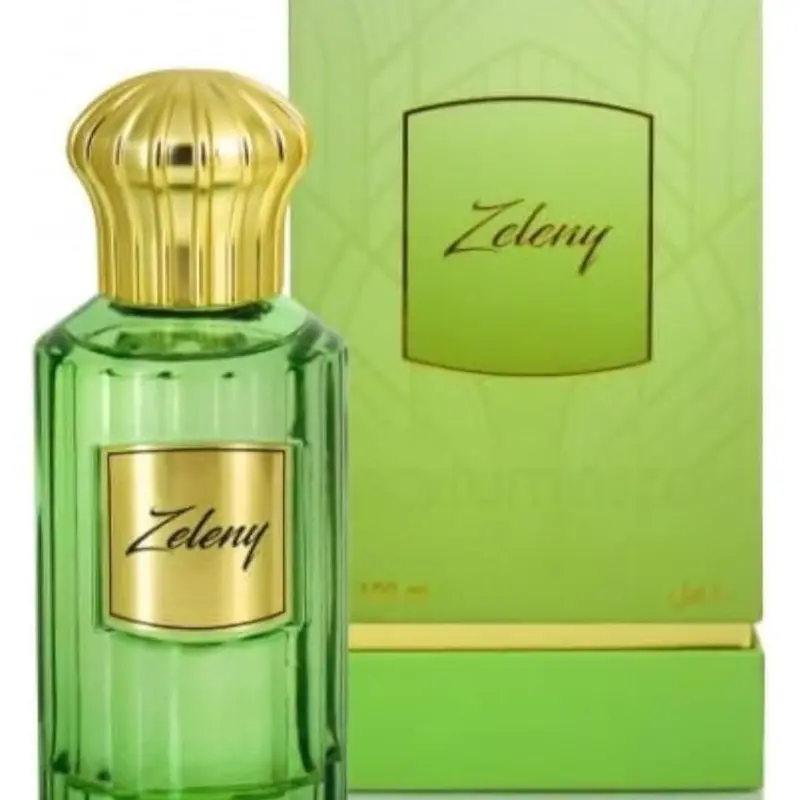 Zeleny by Ahmed Al Maghribi Eau de Parfum – 100ml (3.4 fl oz) – Long-Lasting Fruity Floral Fragrance with a Woody Musk Base