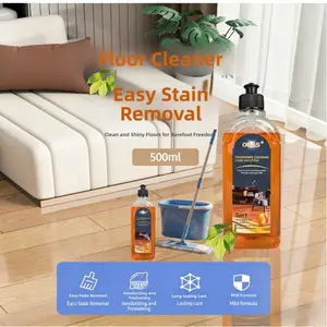 Quick-Drying Floor Cleaner for Wood & Tile Floors, Removes Stains, Dirt & Oil, Natural Shine, Clean And Shiny Floors, Eco-Friendly & Safe Cleaning Solution