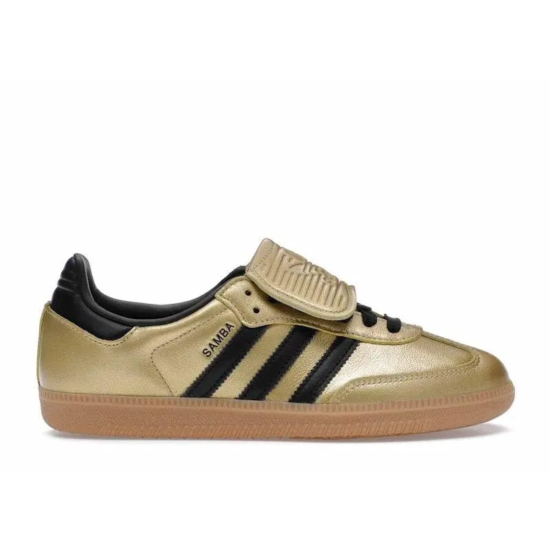 adidas Women's Samba LT Gold Metallic Black Gum, from StockX