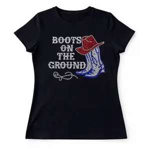 Boots On the Ground Red/ Blue