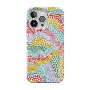 Casely iPhone 15 Pro Max Case | Color Me Happy | Doodle Colorblock | Compatible with MagSafe | Classic Ultra Thin Design