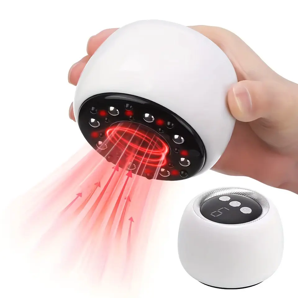 4in 1 Electric Scraping Instrument 9 Hot Compress Cupping Vacuum Suction Cupping Machine Dredge Meridians Remove Dampness