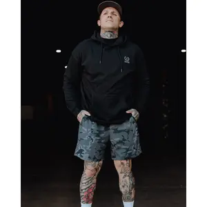 7" Gym Shorts - Black Camo