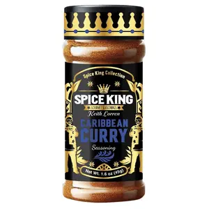 Caribbean Curry Seasoning in Compact Storage Shaker Jar – 1.8 oz